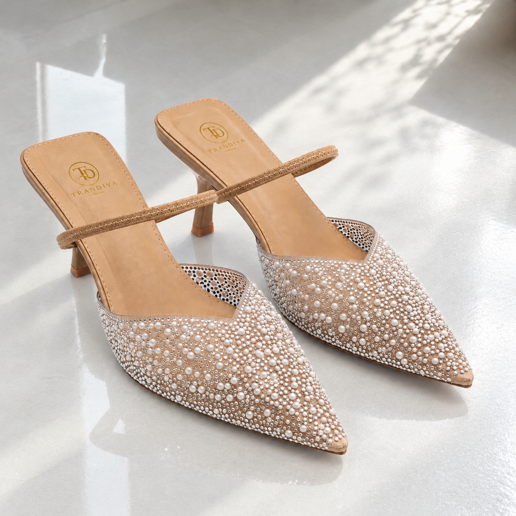 Pointed Toe Slingback Heel