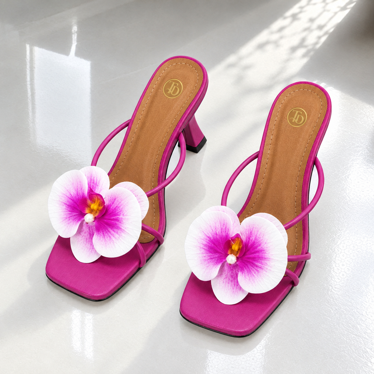 Flower Orchid Heel In Karachi