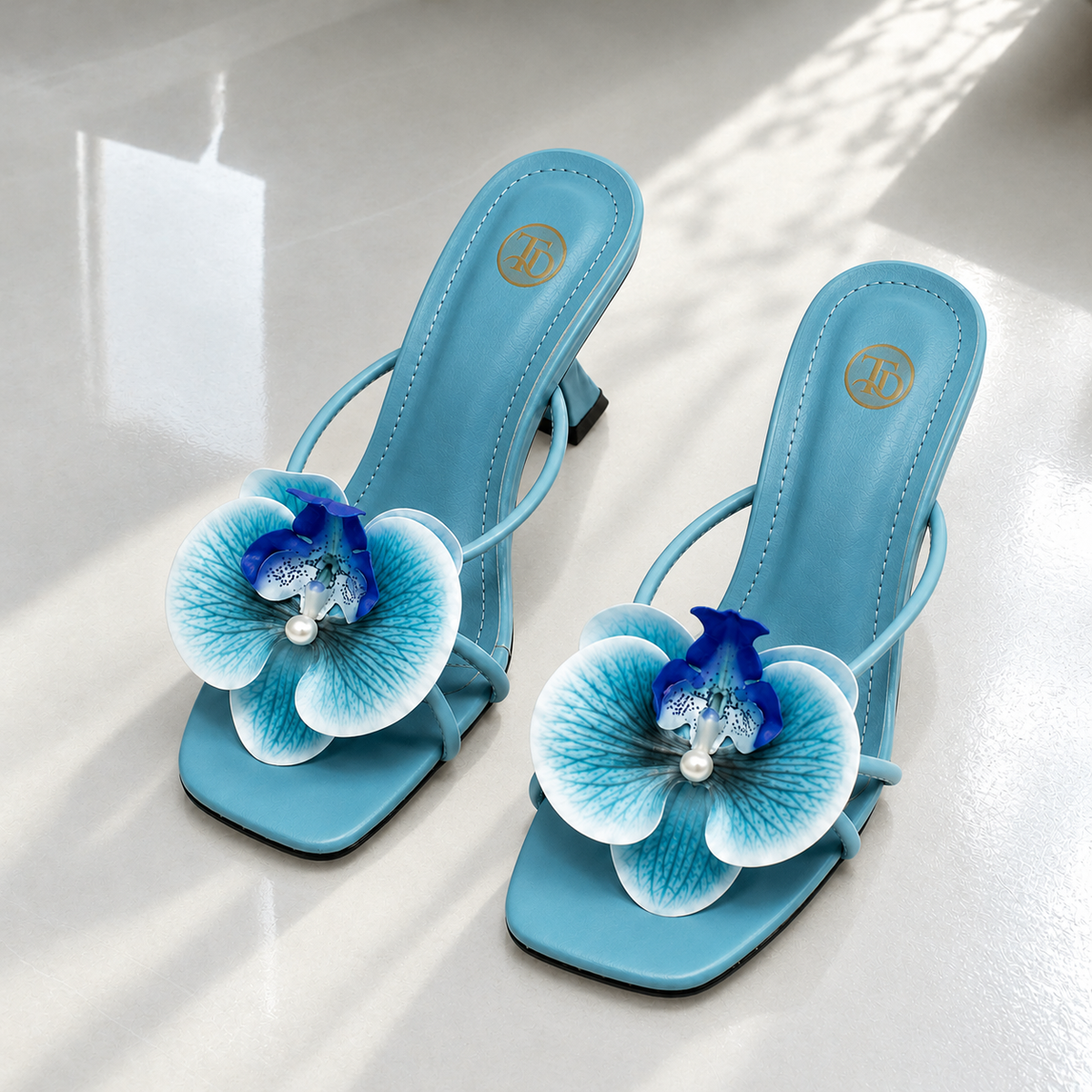 ZA Flower Orchid Heel | 28% OFF