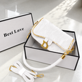 FS Textured Gold Hardware Flap Bag | Imported