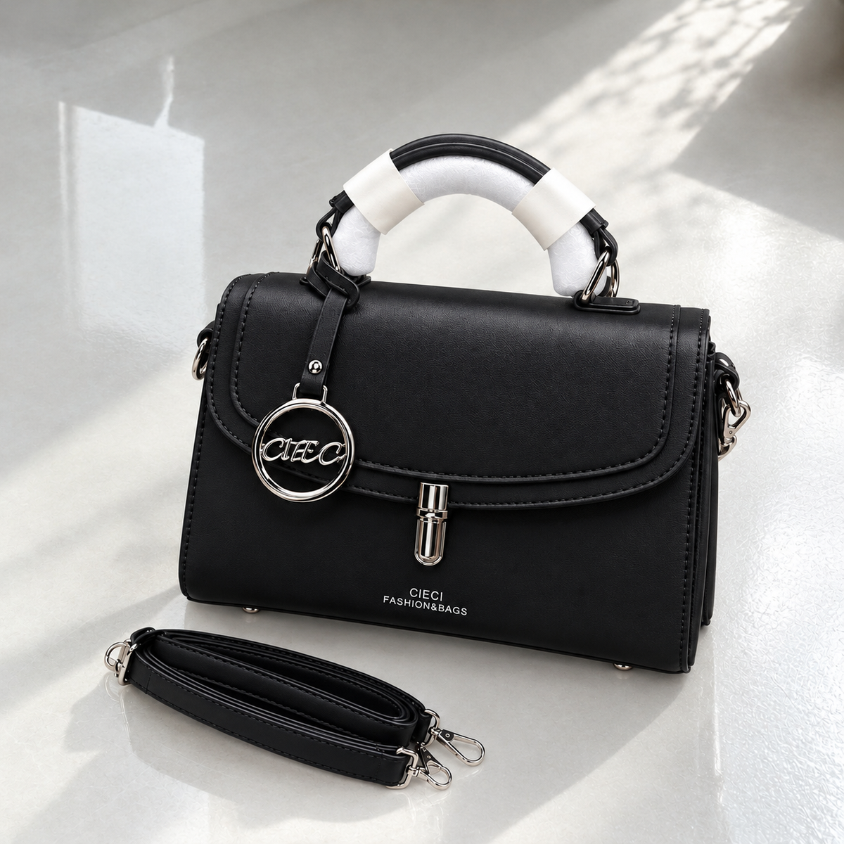 FS Handbag with Shoulder Strap | Imported