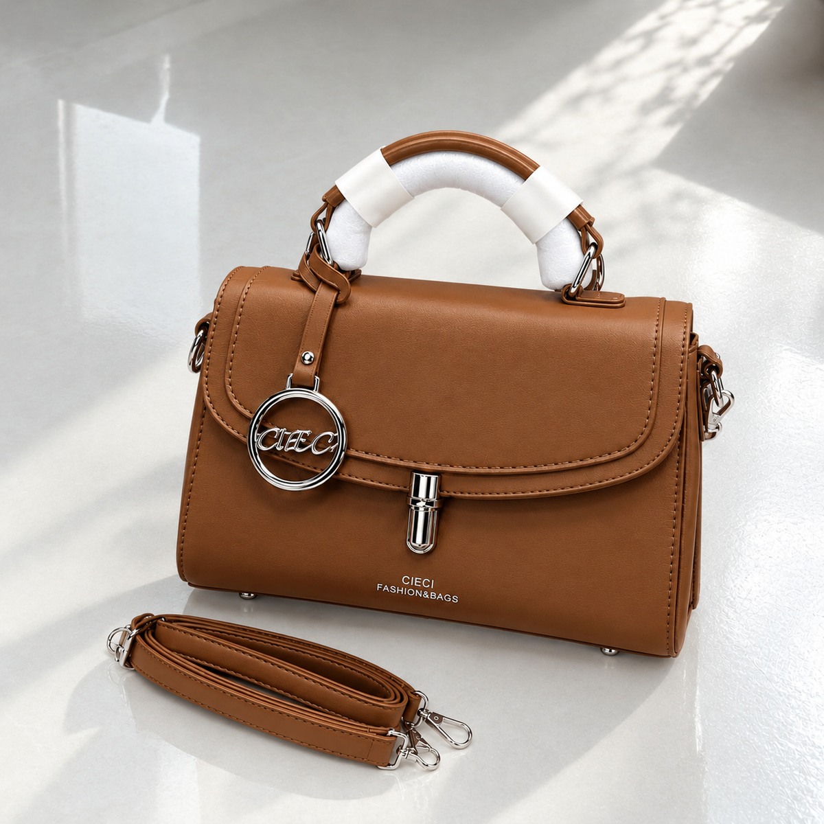 FS Handbag with Shoulder Strap | Imported