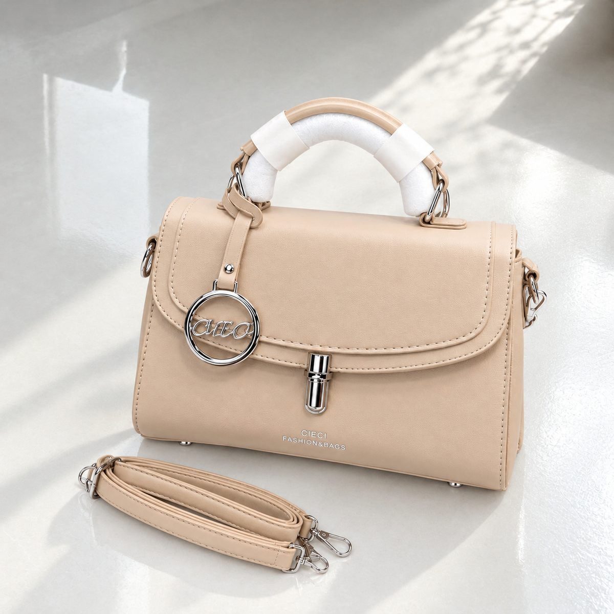 FS Handbag with Shoulder Strap | Imported