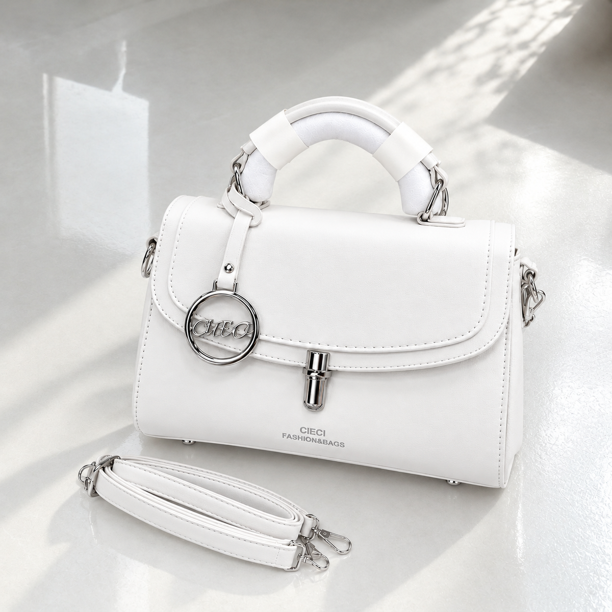 FS Handbag with Shoulder Strap | Imported