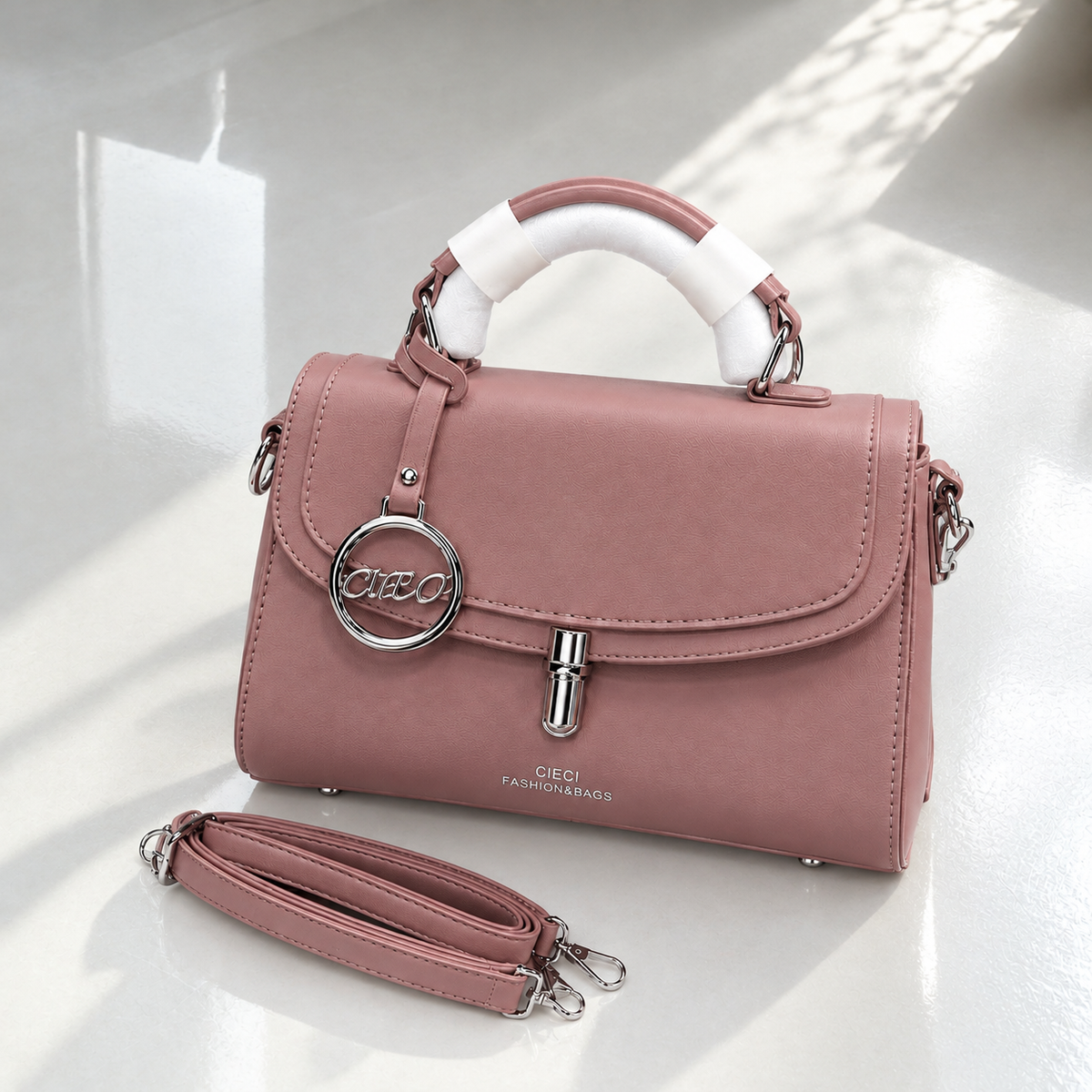 FS Handbag with Shoulder Strap | Imported
