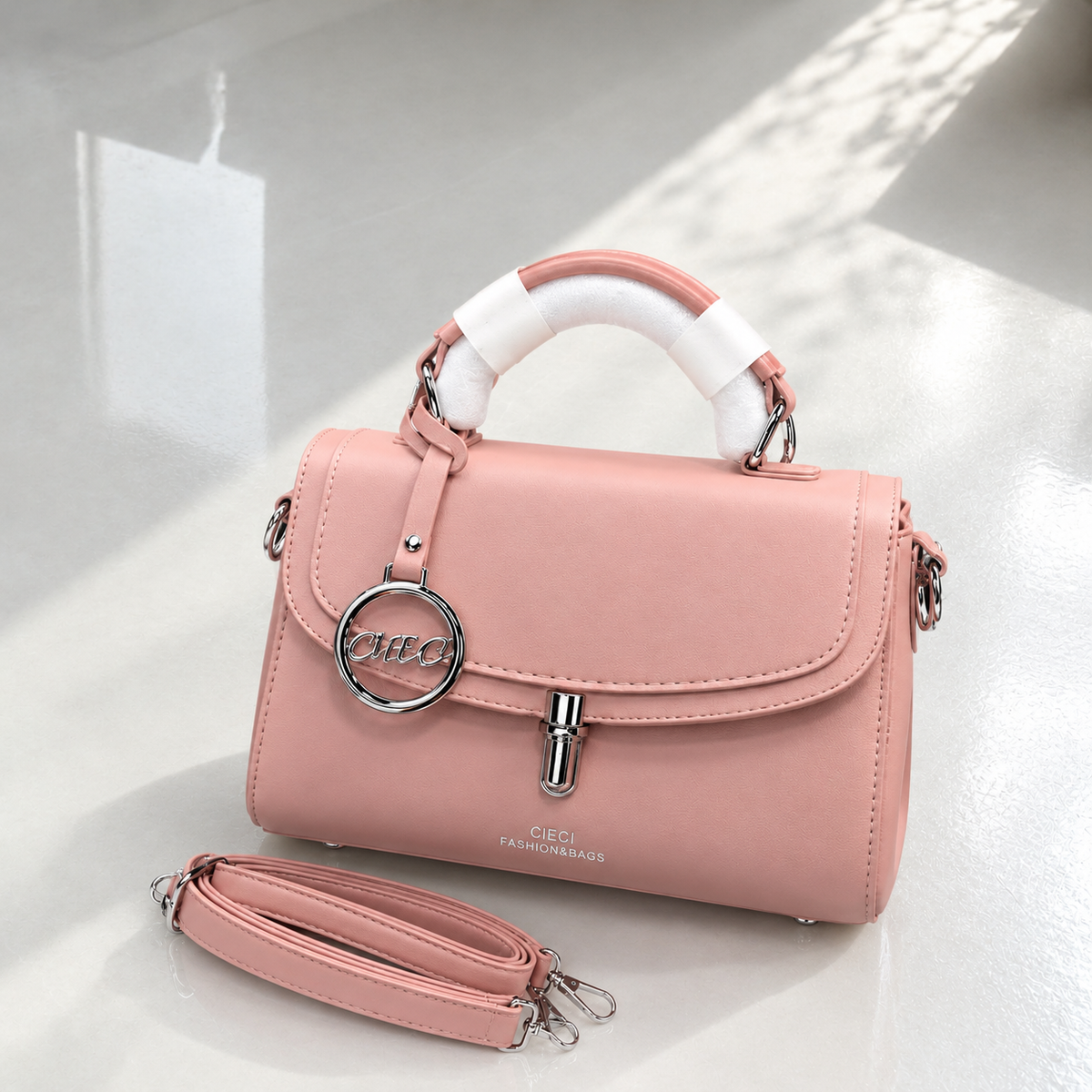 FS Handbag with Shoulder Strap | Imported