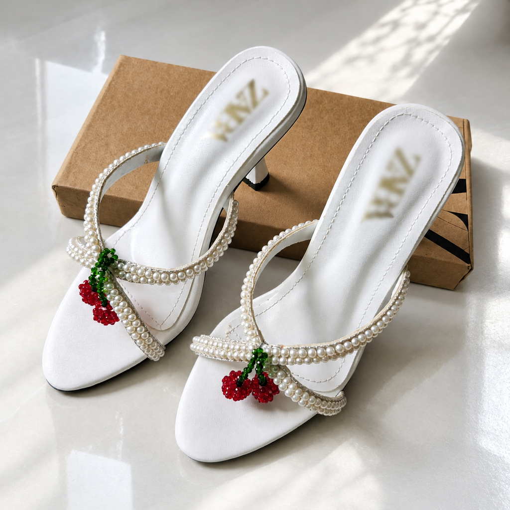 ZA Cherry Rhinestone Heel | 25% OFF