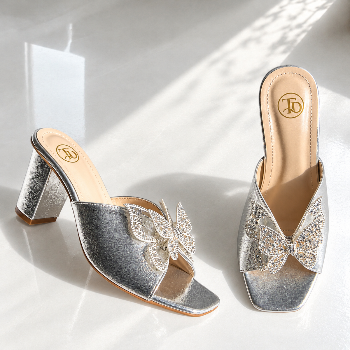 JO Butterfly Block Heel | 5% OFF