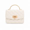 Luna Quilted Charm Crossbody Bag