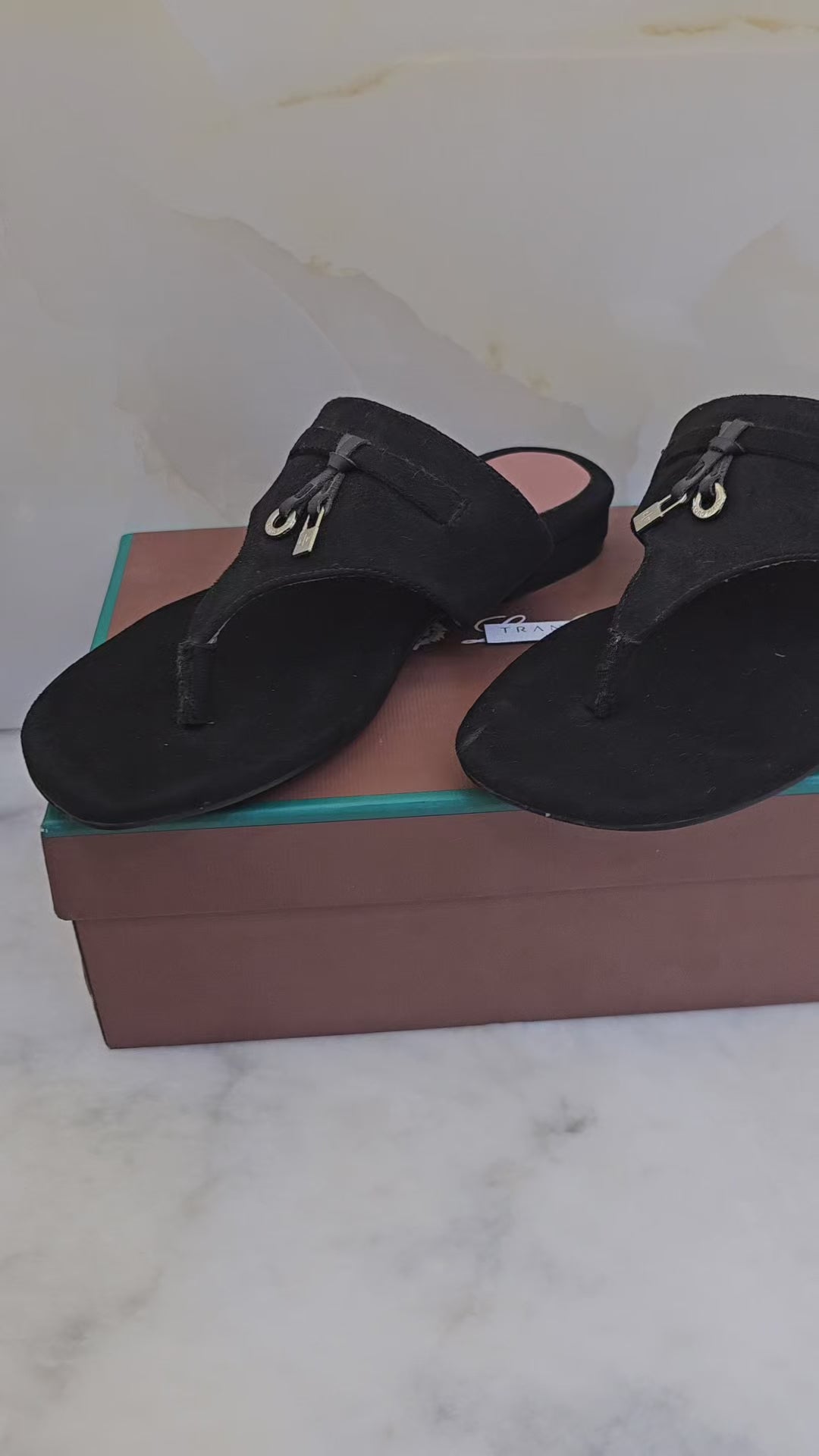 LA Summer Charms Suede Thong Sandal | Imported | 41% OFF
