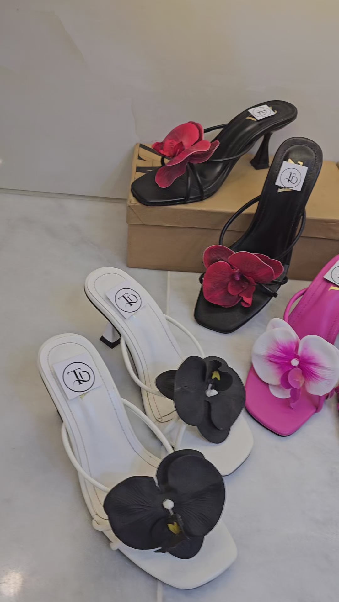 ZA Flower Orchid Heel | 29% OFF