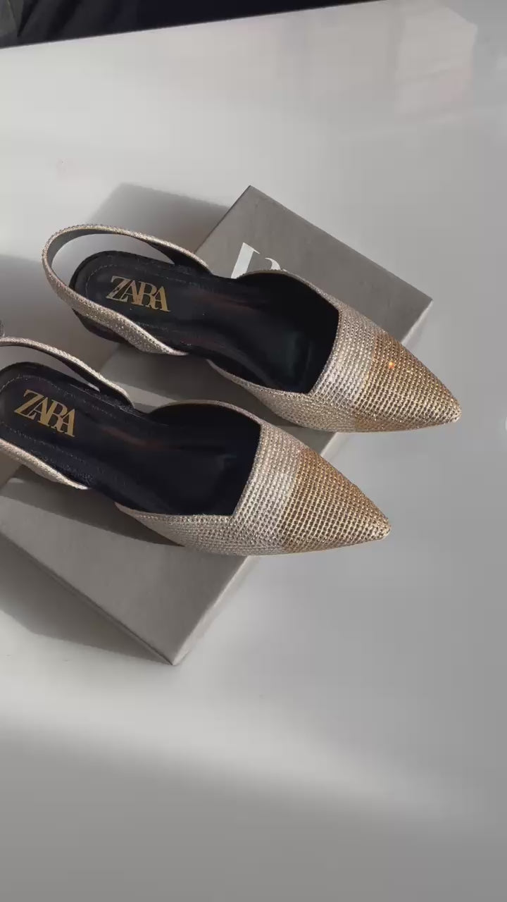 ZA Crystal Point Flats