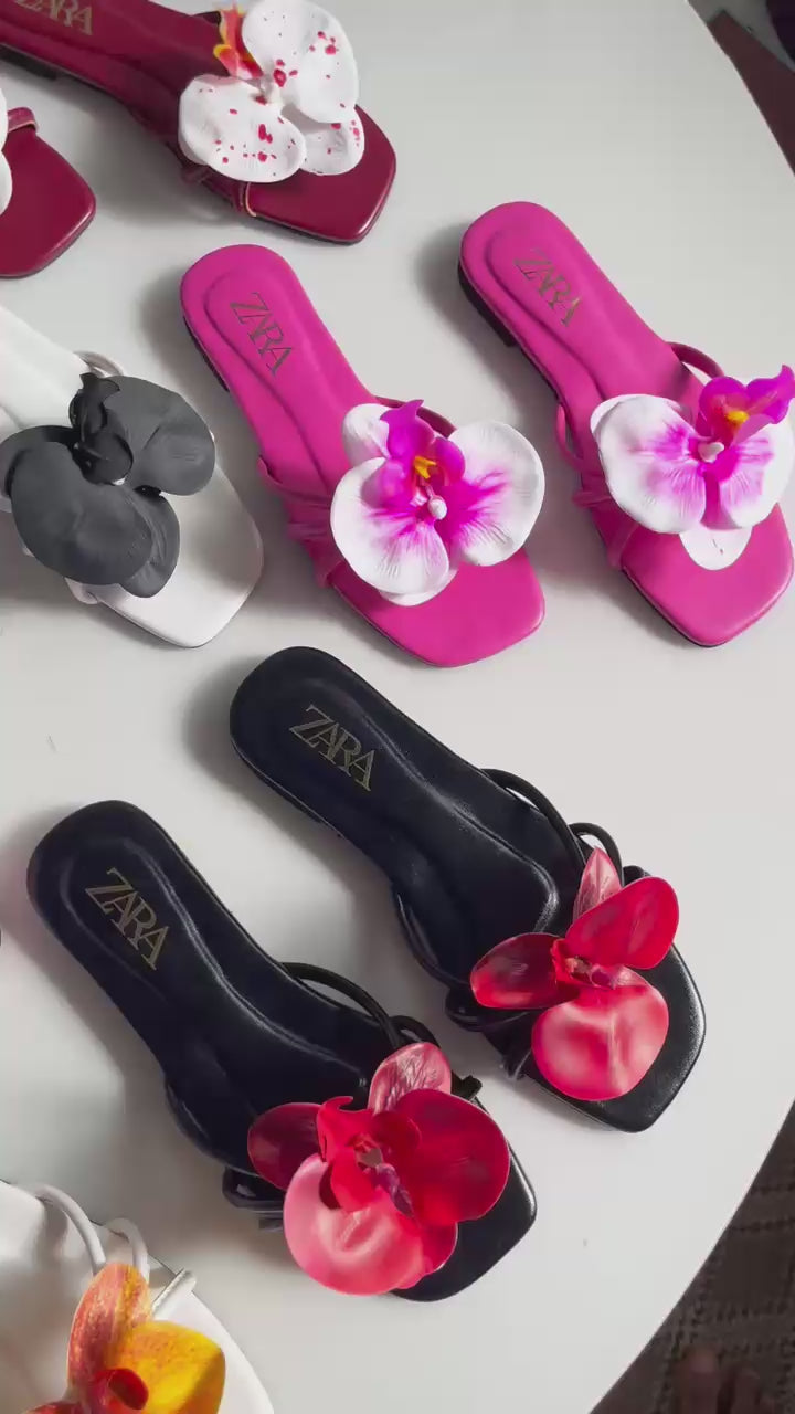 ZA Flower Orchid Flats