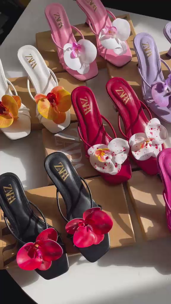 ZA Flower Orchid Heel