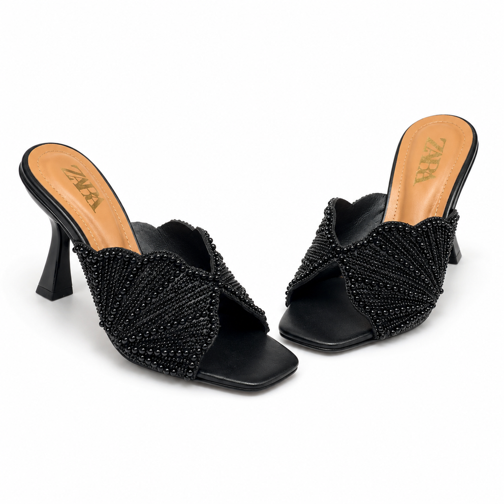 ZA Faux Pearl Heels