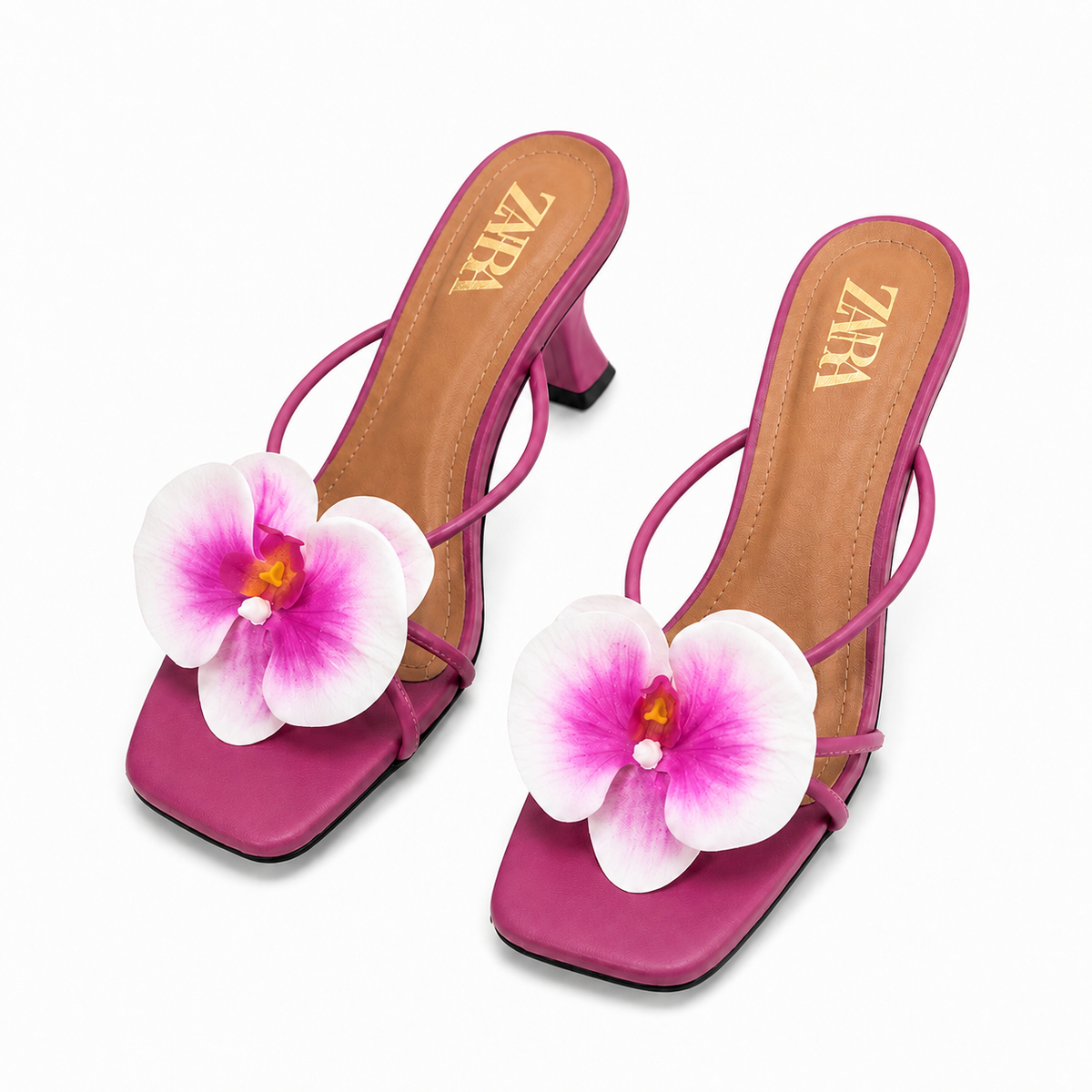 ZA Flower Orchid Heel | 29% OFF