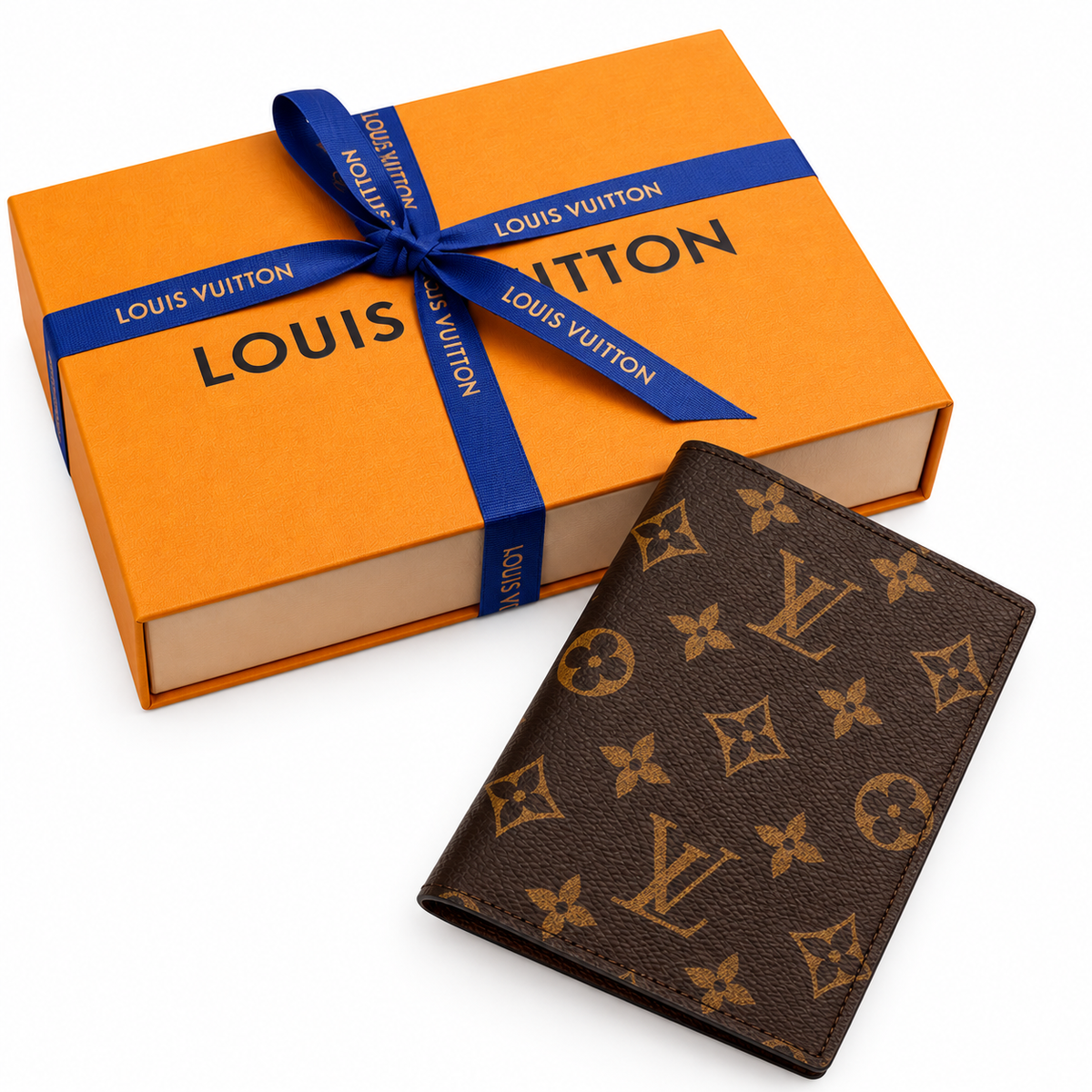 LN Monogram Canvas Passport Cover | Imported | 23% OFF
