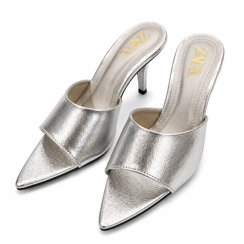 ZA Stiletto Mule Heels