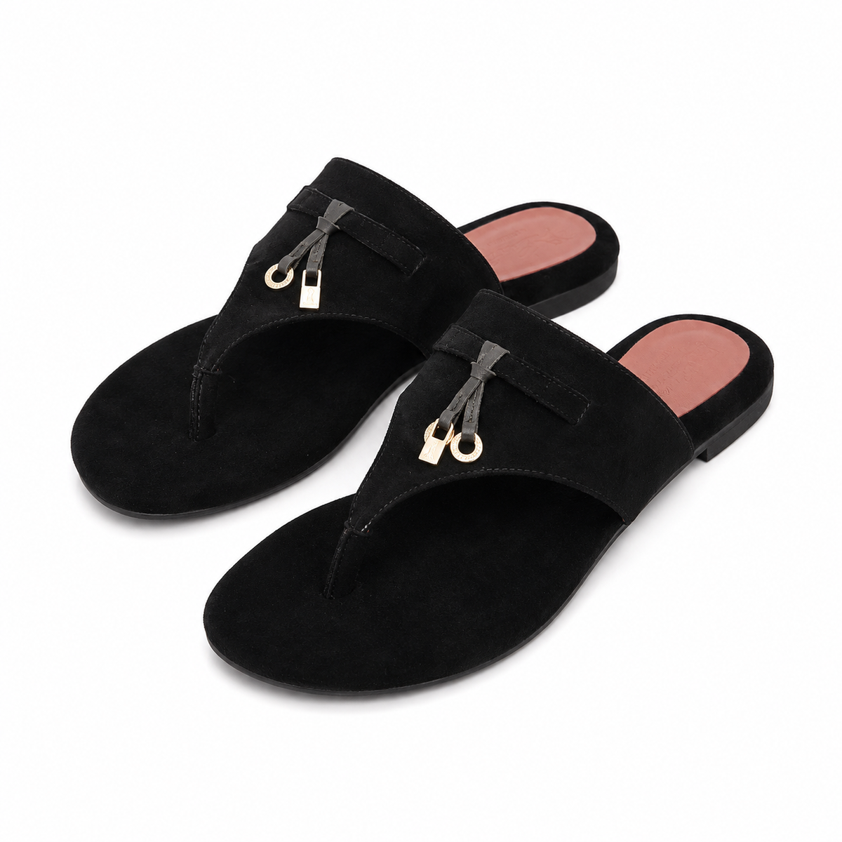 LA Summer Charms Suede Thong Sandal | Imported | 41% OFF
