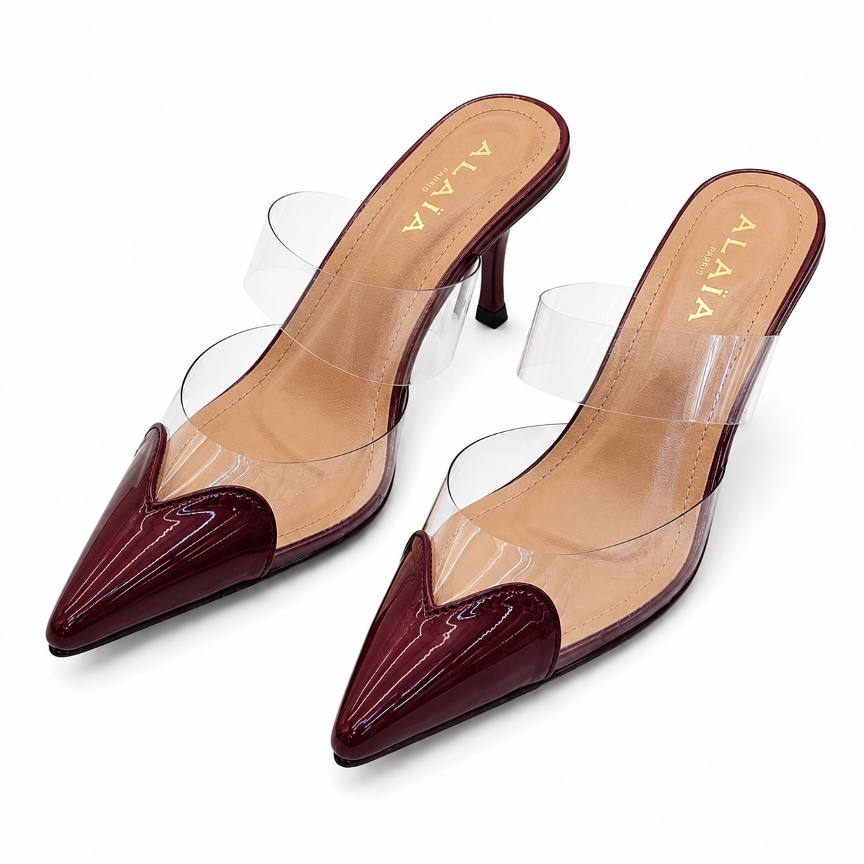 AA Pointed Toe PVC Stiletto Heel | 18% OFF