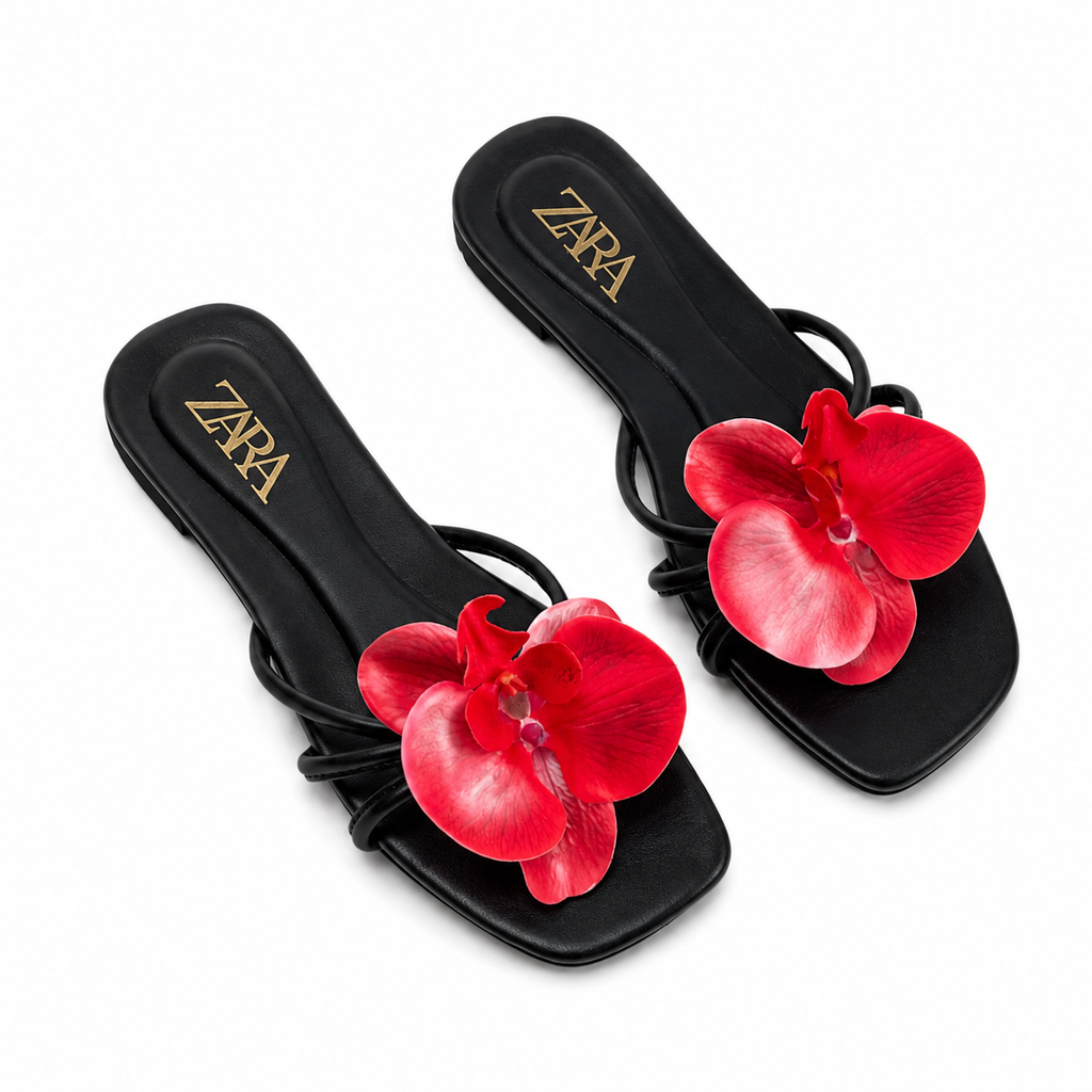 ZA Flower Orchid Flats
