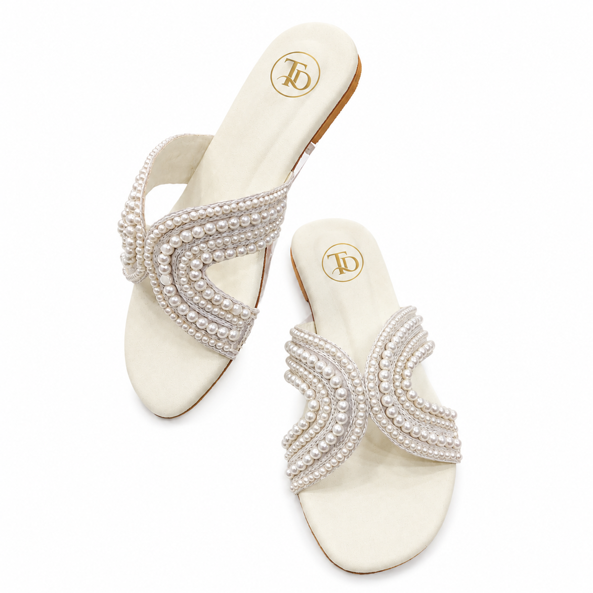 ZA Pearl Embellished Flat | 15% OFF