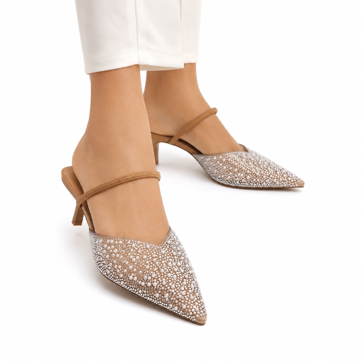 ZA Pointed Toe Slingback Heel | Imported | 41% OFF