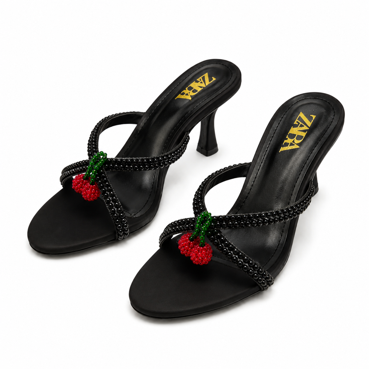 ZA Cherry Rhinestone Heel | 18% OFF