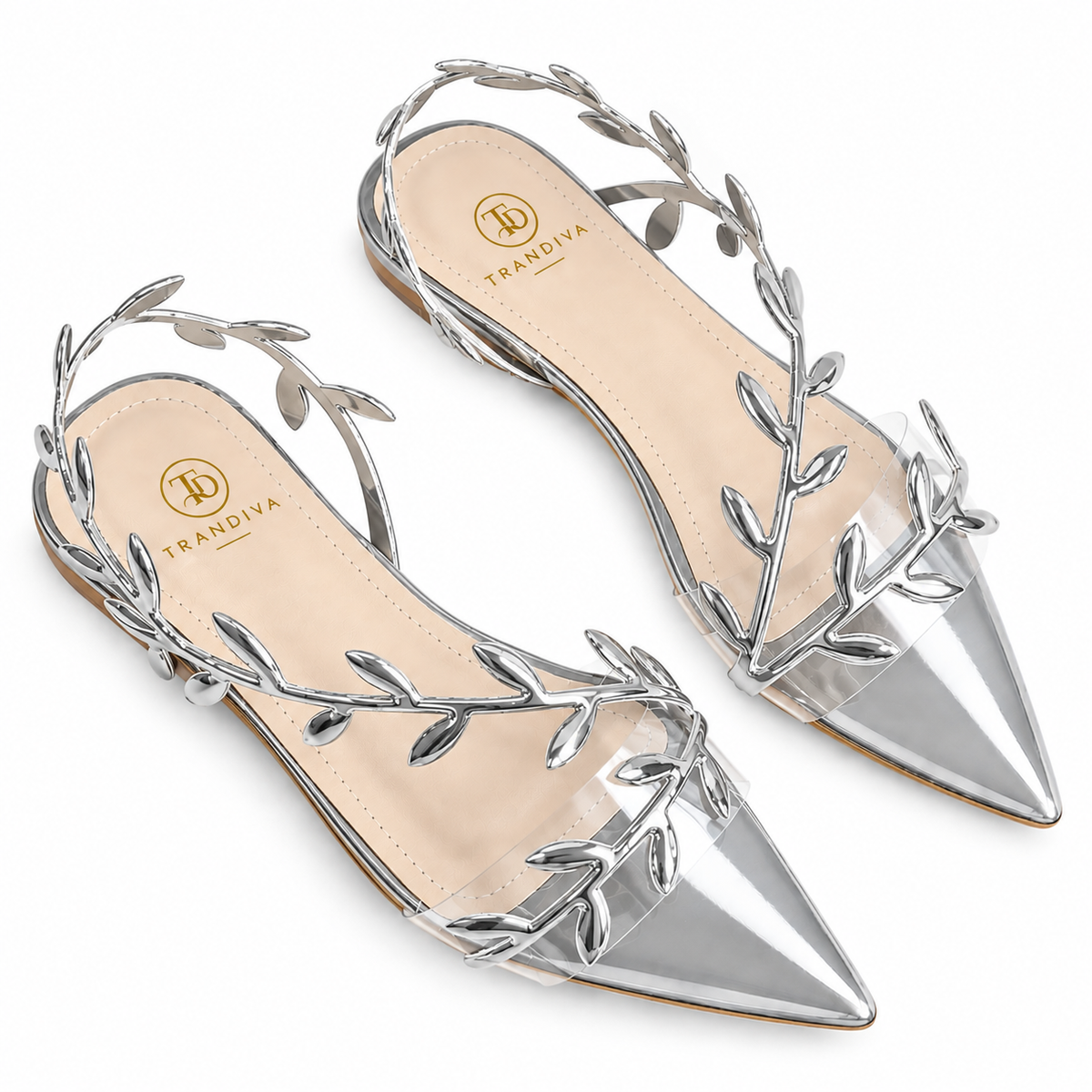 TD Leafy Pointed Toe Flats