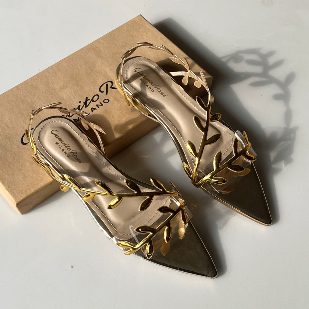 TD Leafy Pointed Toe Flats | 14% OFF