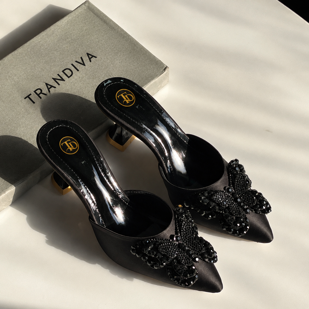 CS Satin Heels | 12% OFF