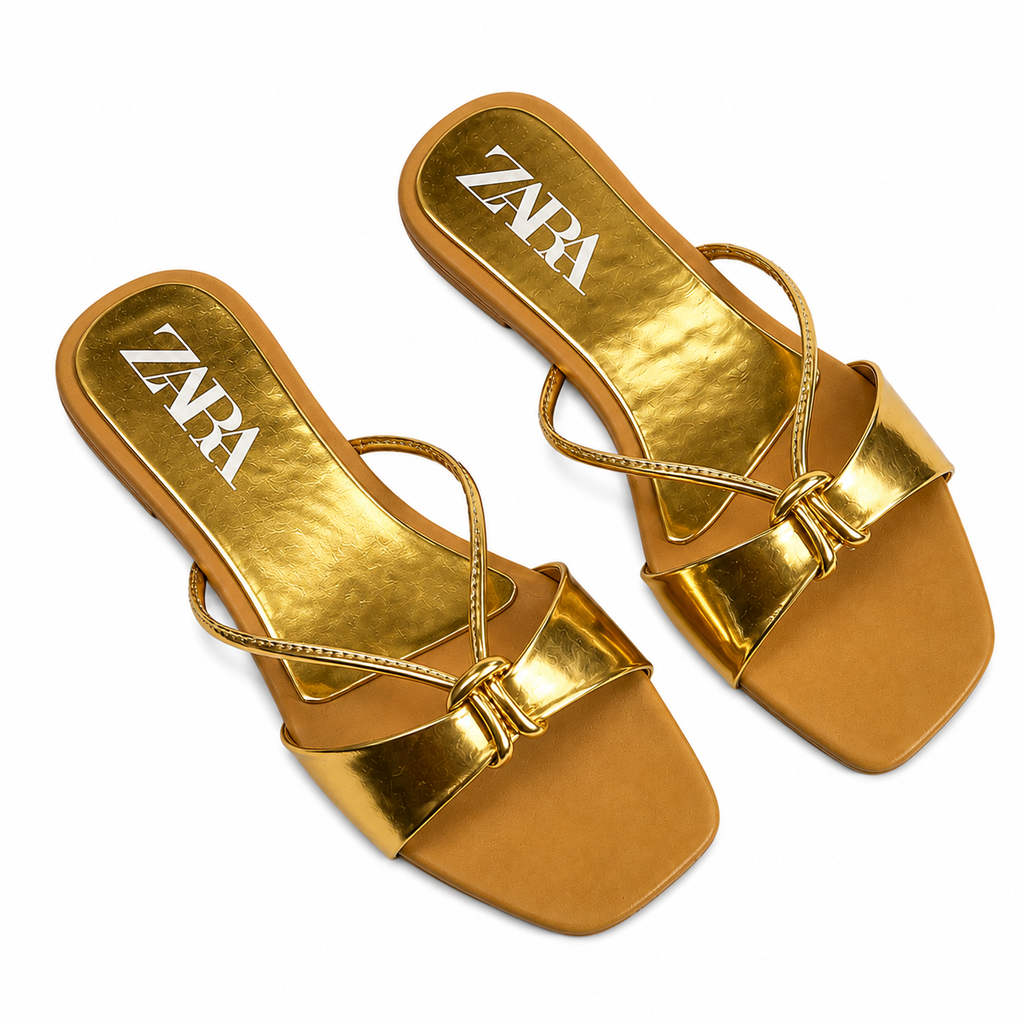 Luxe Knot Flat Slides