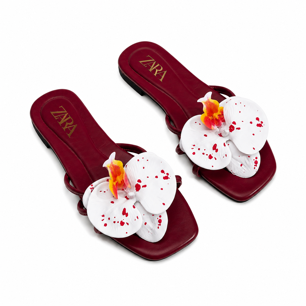 ZA Flower Orchid Flats