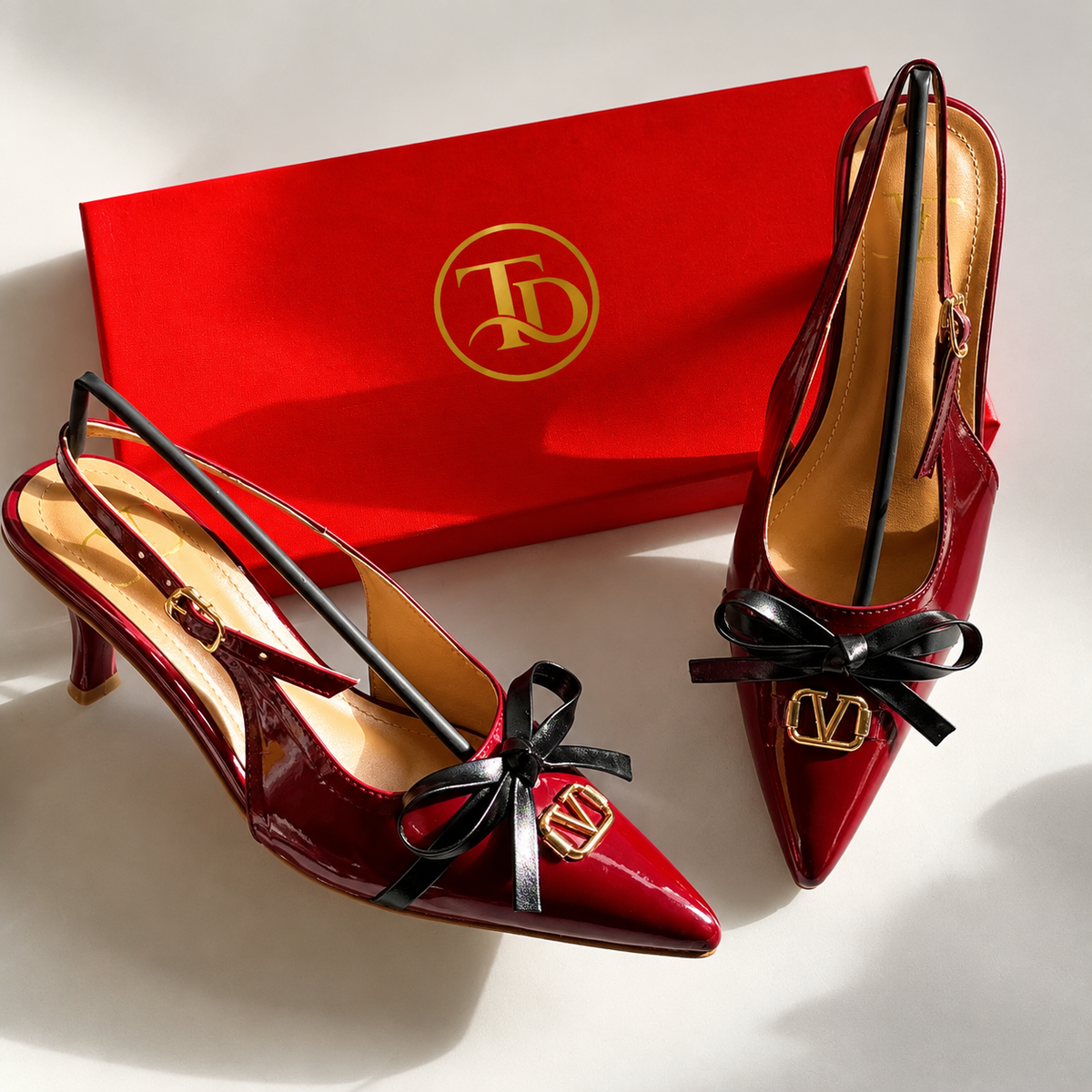 VO Vlogo Bow Heel |17% OFF