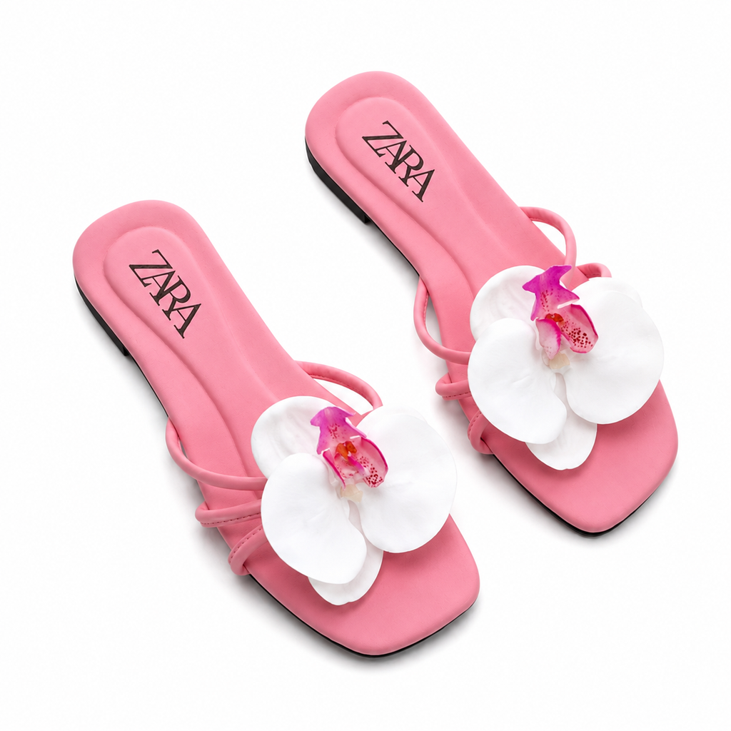 ZA Flower Orchid Flats