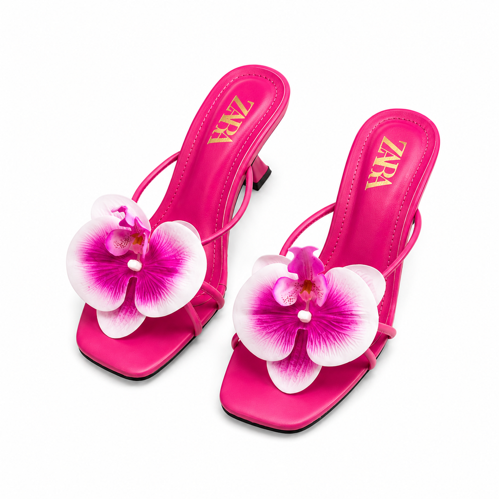 ZA Flower Orchid Heel