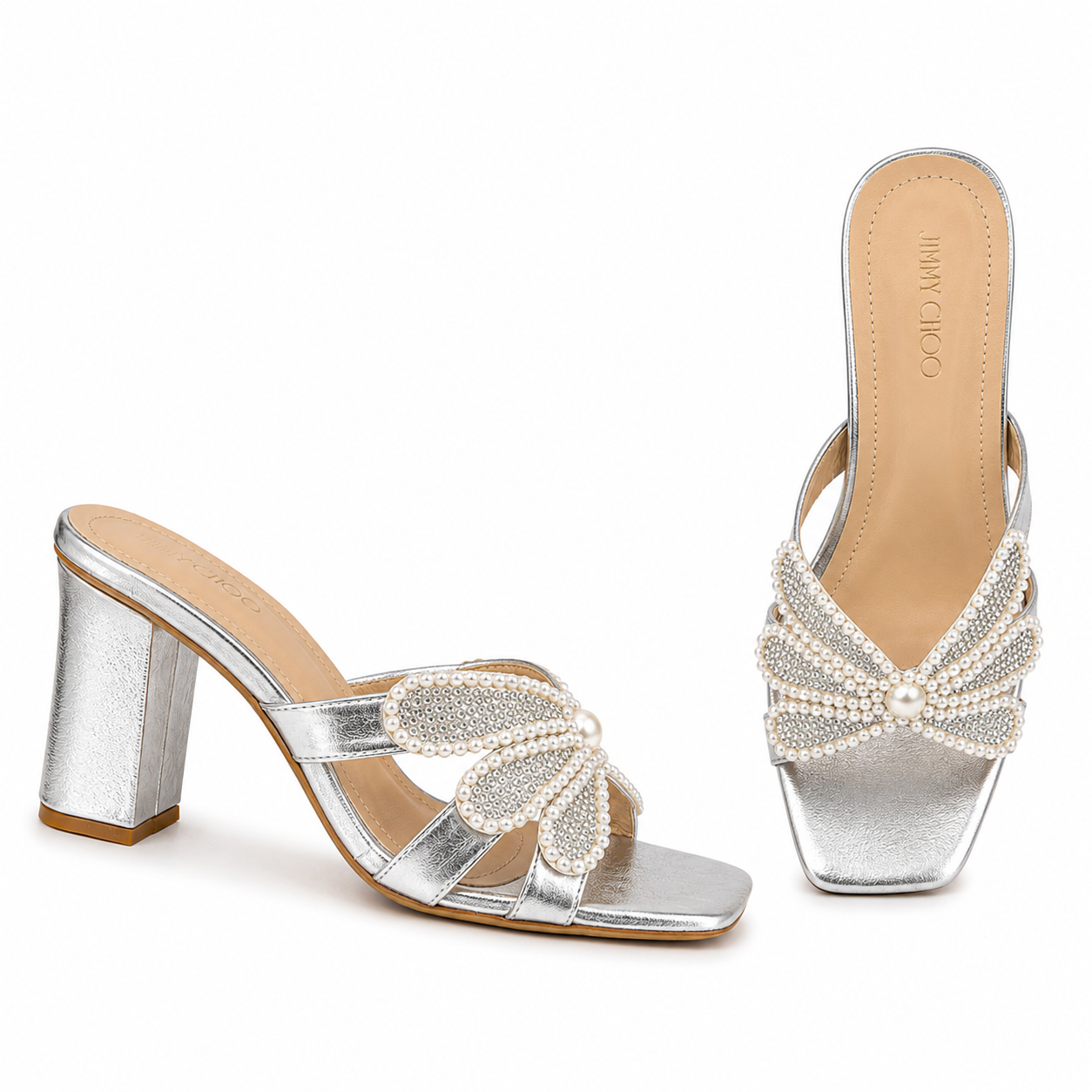JO Faux Pearl Heel