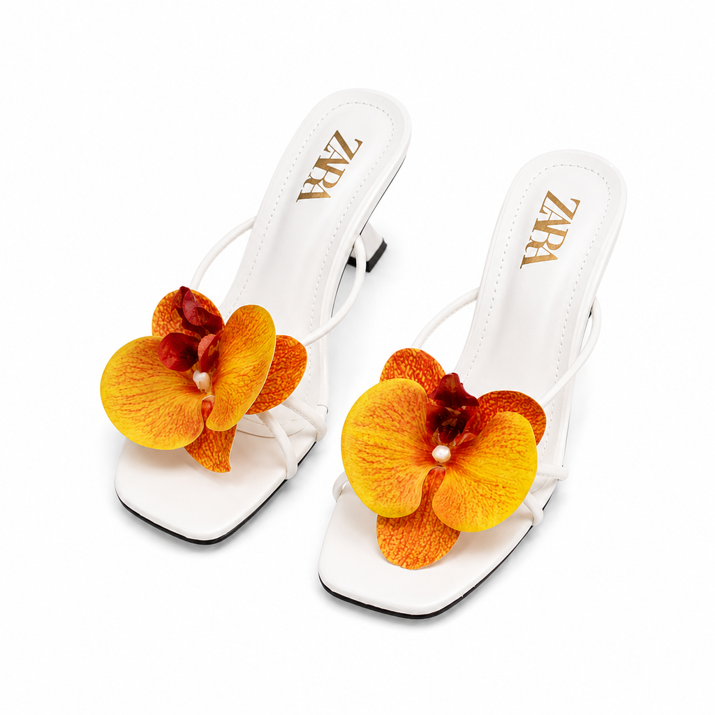 ZA Flower Orchid Heel