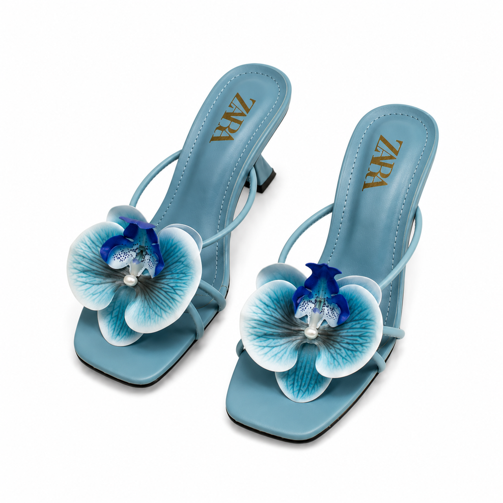 ZA Flower Orchid Heel