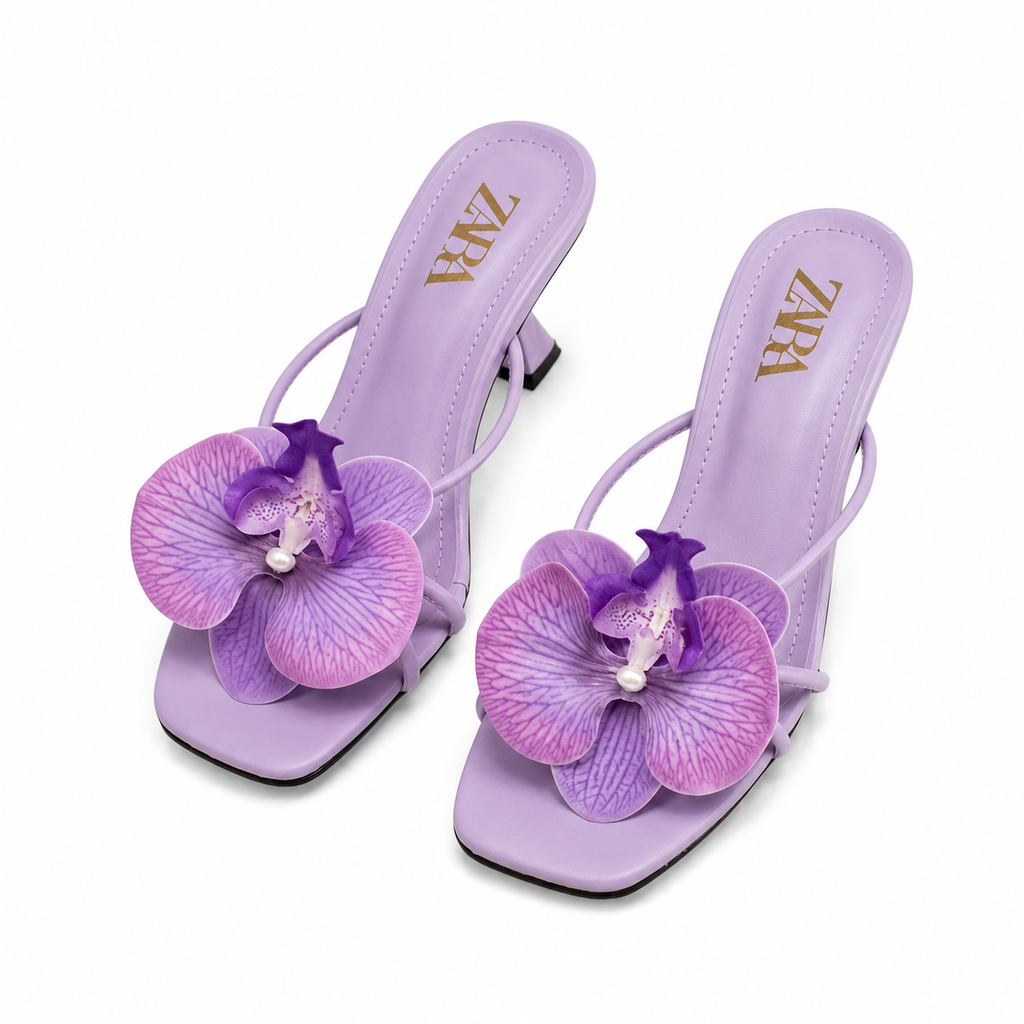 ZA Flower Orchid Heel
