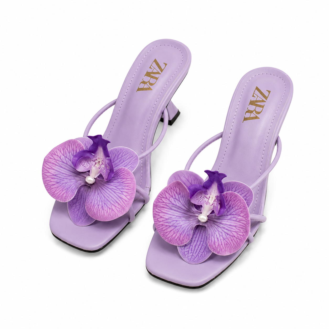 ZA Flower Orchid Heel