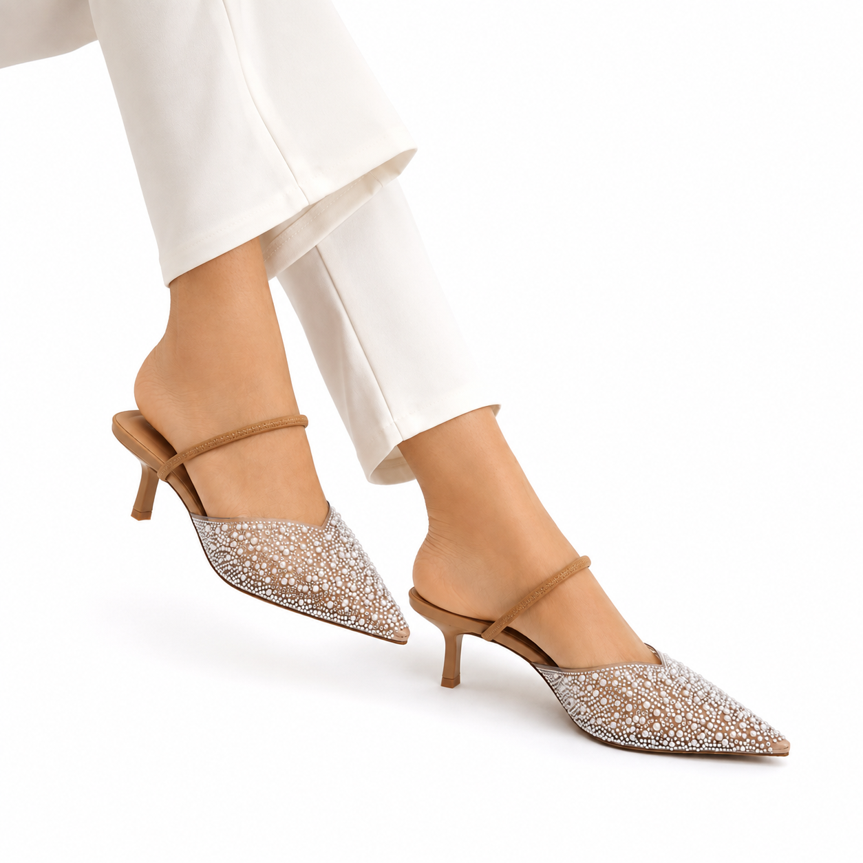 ZA Pointed Toe Slingback Heel | Imported | 41% OFF