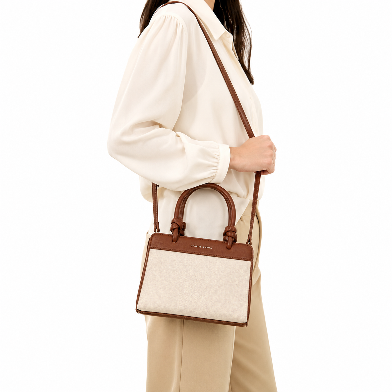 CS Sabine Knotted Handle Tote Bag | Imported | 23% OFF
