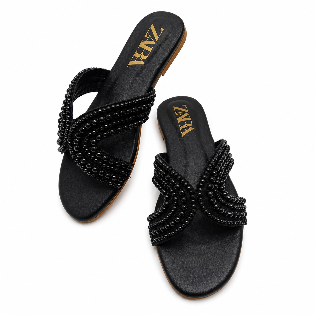 ZA Pearl Embellished Flat