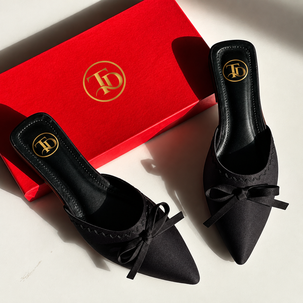 VO Bow Pointed Flat | 15% OFF