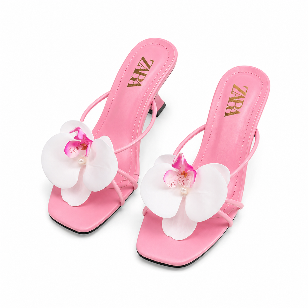 ZA Flower Orchid Heel