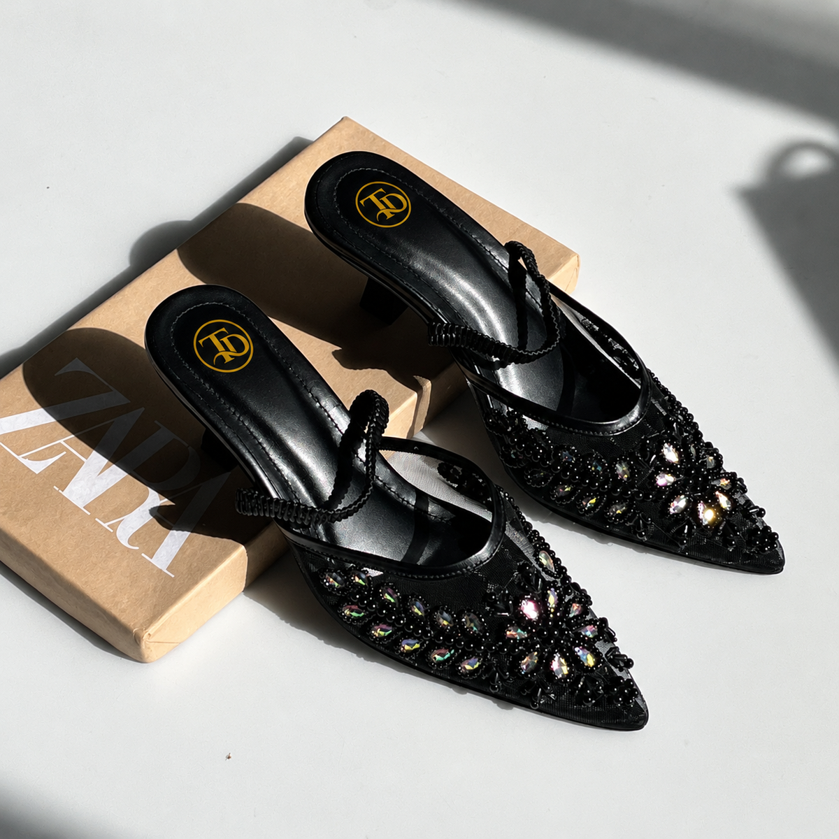 ZA Pearls Heel Sandal | 5% OFF