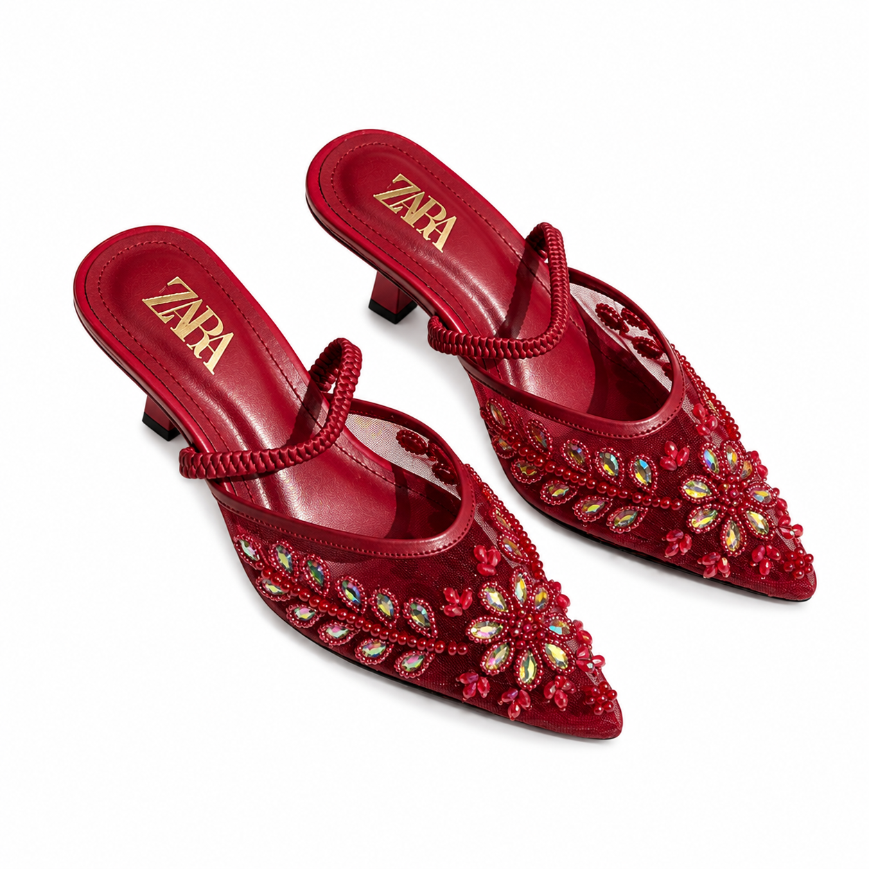 ZA Pearls Heel Sandal