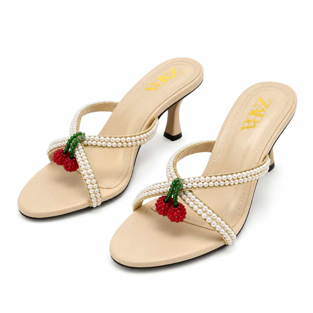 ZA Cherry Rhinestone Heel | 18% OFF