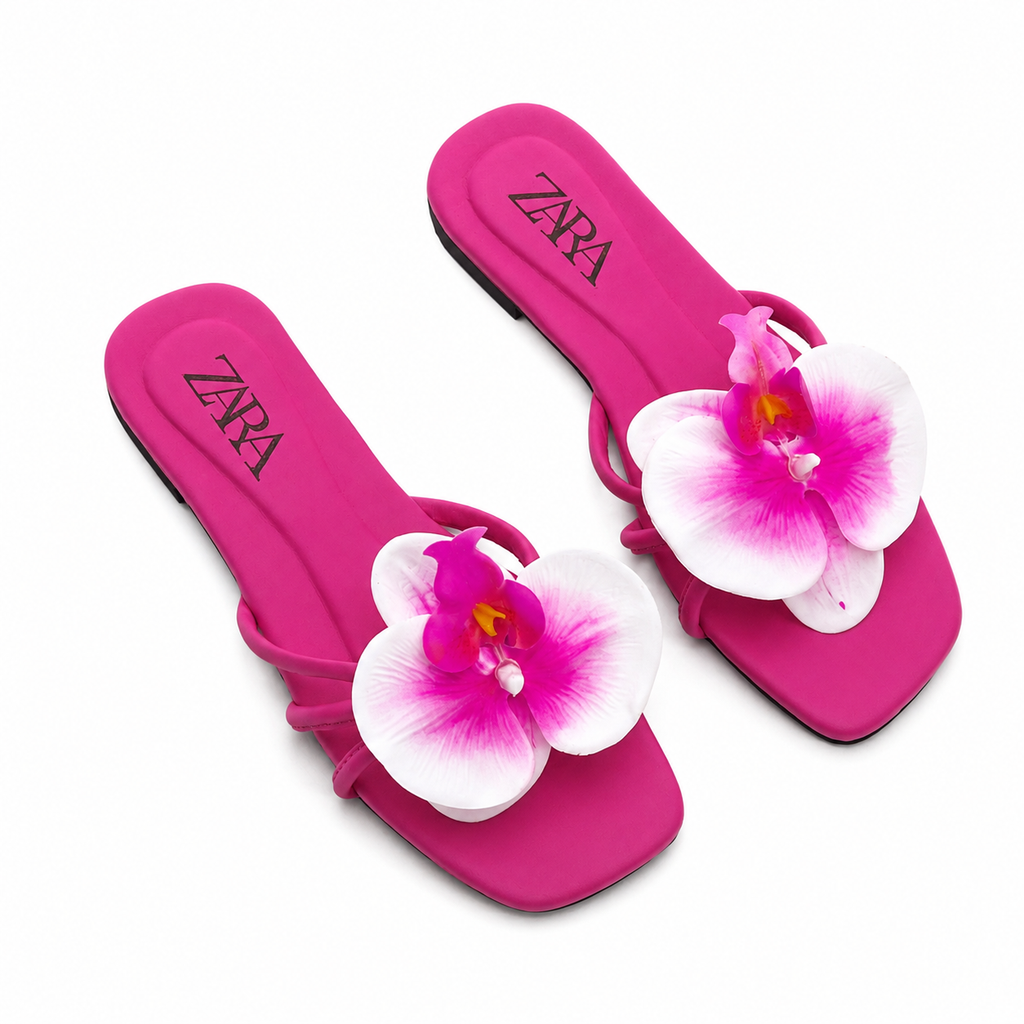 ZA Flower Orchid Flats